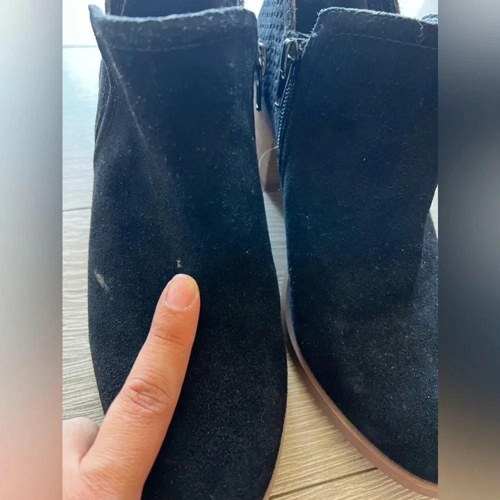 Steve Madden Ankle Booties Black - Women's Size 7.5 - Picture 4 of 9